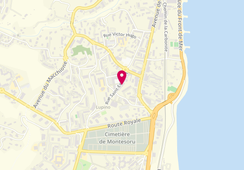 Plan de Phanta Asia, 7 Rue Saint Exupéry, 20600 Bastia