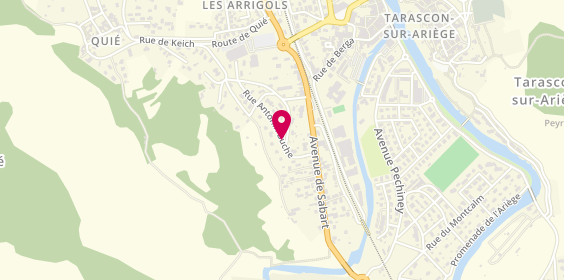 Plan de Boulangerie Saint Roch, 3 Avenue Saint Roch, 09400 Tarascon-sur-Ariège