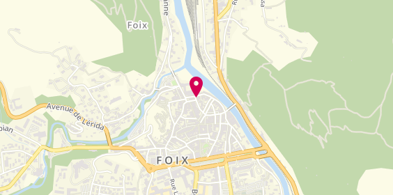 Plan de Charcuterie Rouch, place Saint-Volusien, 09000 Foix