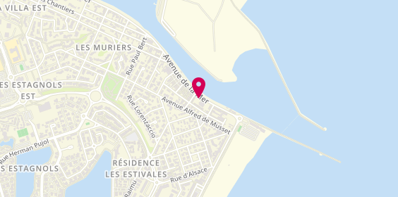 Plan de Le Petit Voilier, 1378 avenue de la Mer, 11210 Port-la-Nouvelle