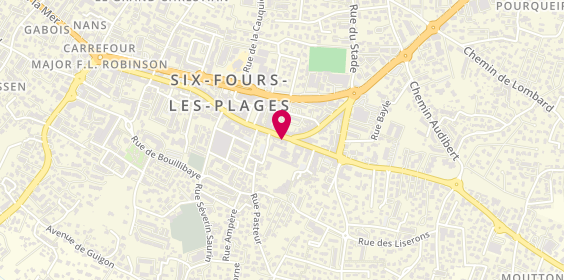 Plan de Lp Traiteur, 33 Rue République, 83140 Six-Fours-les-Plages
