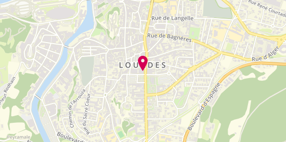 Plan de Poissonnerie Martine, place du Champ Commun, 65100 Lourdes