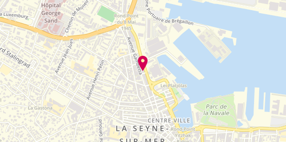 Plan de Allo Virginie réception, 53 avenue Gambetta, 83500 La Seyne-sur-Mer