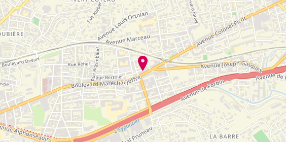 Plan de Au Fournil, 585 Boulevard Maréchal Joffre 581, 83100 Toulon
