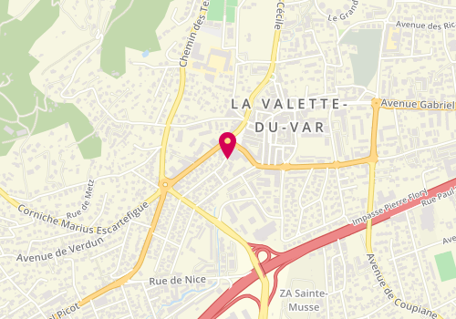 Plan de Le Makoss'a Spécialités créoles, 57 avenue Amiral Guepratte, 83160 La Valette-du-Var