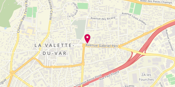 Plan de A la ferme, avenue Gabriel Péri, 83160 La Valette-du-Var