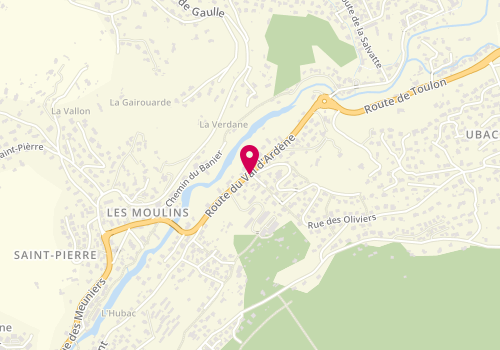 Plan de Les Petits Plats d'Isabelle, 626 Route Val d'Ardène, 83200 Toulon