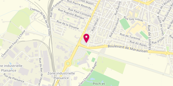 Plan de Lallemand Maître Pâtissier, 91 avenue Général Leclerc, 11100 Narbonne