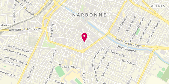 Plan de Asap Tribute, 5 place Lamourguier, 11100 Narbonne