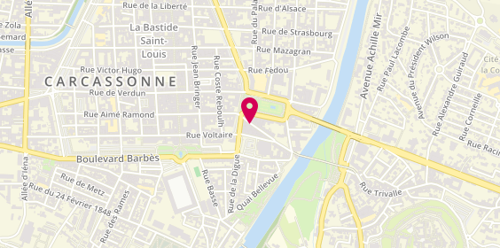 Plan de Restaurant Les Mets-Tissés LE TRENEL LE RESTAU, 51 Rue Pont Vieux, 11000 Carcassonne