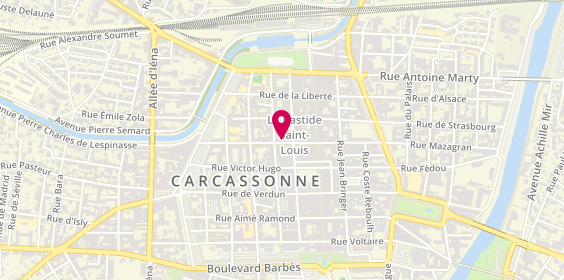 Plan de Kim et Lah, 32 Rue de la République, 11000 Carcassonne