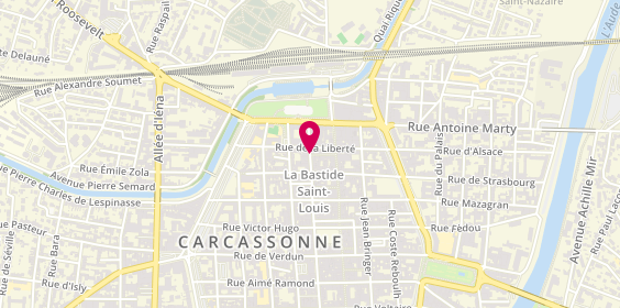 Plan de SATGE Jean-Louis Traiteur Carcassonne, 46 Rue Antoine Armagnac, 11000 Carcassonne