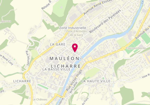 Plan de Haïtia / Boucherie Houyou, 7 avenue d'Alsace Lorraine, 64130 Mauléon-Licharre