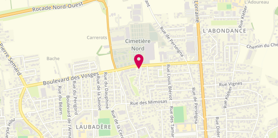 Plan de Chez Zohra, 55 Boulevard des Ardennes, 65000 Tarbes