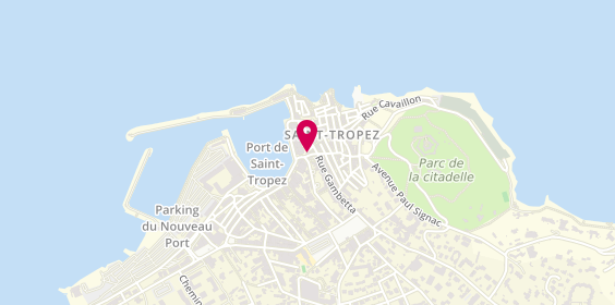 Plan de Chez Madeleine, 14 place Aux Herbes, 83990 Saint-Tropez