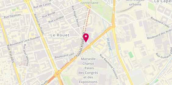 Plan de Diamante K, 192 Rue du Rouet, 13008 Marseille