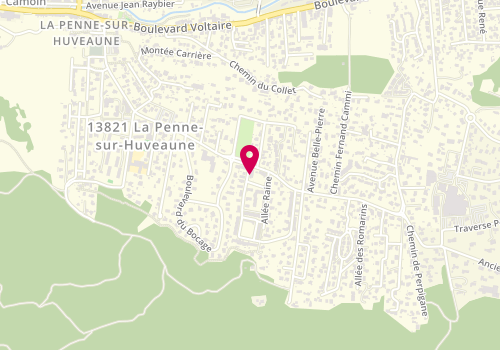 Plan de Les délices pennois, 52 Boulevard Jean Jacques Rousseau, 13821 La Penne-sur-Huveaune