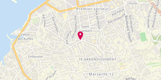 Plan de Mon Poulet, 224 Rue d'Endoume, 13007 Marseille