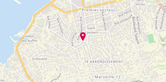 Plan de LEVEQUE Benjamin, 13 Rue Turcon, 13007 Marseille