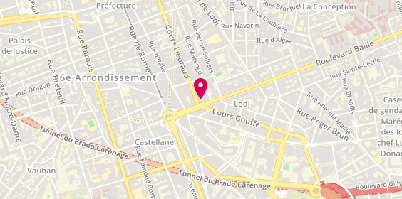 Plan de La Maison Zemour, 169 cours Lieutaud, 13006 Marseille