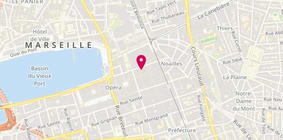 Plan de L'Adresse ateliers de pâtisserie, 3 Rue Haxo, 13001 Marseille