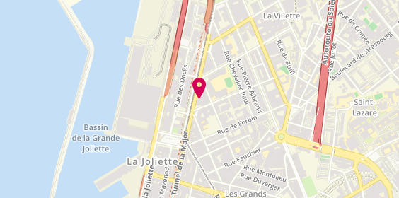 Plan de Compass Group France, 40 Boulevard de Dunkerque, 13002 Marseille