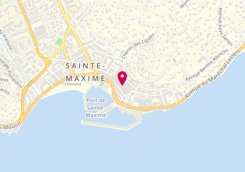 Plan de Traiteur le Maxime, 34 Rue Paul Bert, 83120 Sainte-Maxime