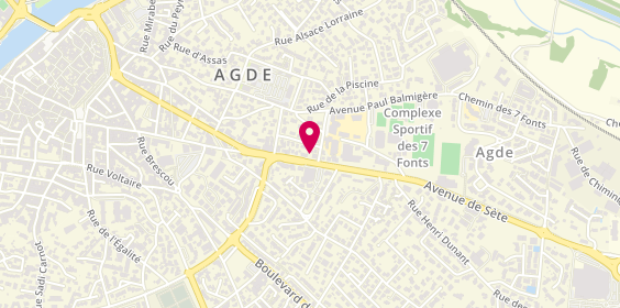 Plan de Tielles et Traditions, 47 Route de Sète, 34300 Agde