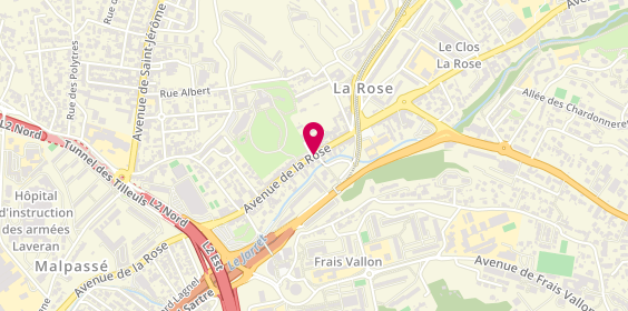 Plan de La Rose des Viandes, 145 Avenue de la Rose, 13013 Marseille