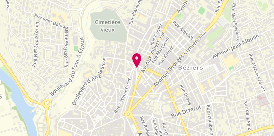 Plan de Boucherie Traiteur Reverdel, 4 Boulevard de Strasbourg, 34500 Béziers