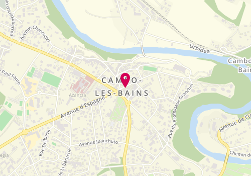 Plan de La Biscuiterie de Louhossoa Lavignac Tra, 4 Avenue Mairie, 64250 Cambo-les-Bains