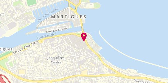 Plan de Restaurant la Moule Mania, 38 Bis Quai Général Leclerc, 13500 Martigues