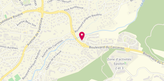Plan de Les Délices de Pascaline, Espace Oméga
100 Boulevard du Cerceron, 83700 Saint-Raphaël