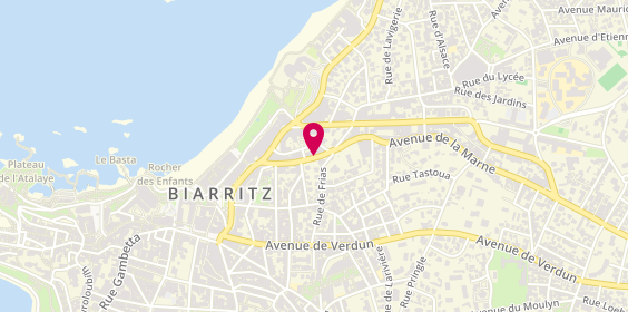 Plan de Kiks Kitchen, 13 Avenue de la Marne, 64200 Biarritz