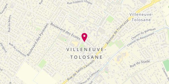 Plan de Comptoir Libanais, 1 Boulevard Ecoles, 31270 Villeneuve-Tolosane
