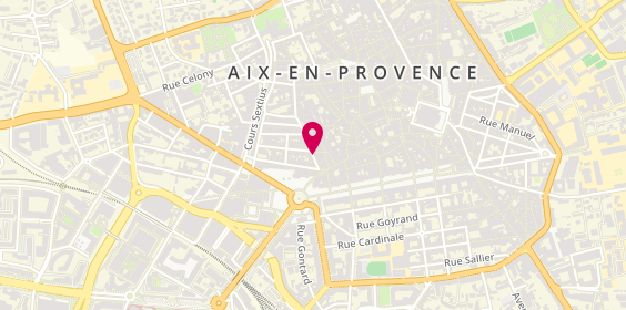 Plan de ORA-Traiteur, 7 Rue Couronne, 13100 Aix-en-Provence