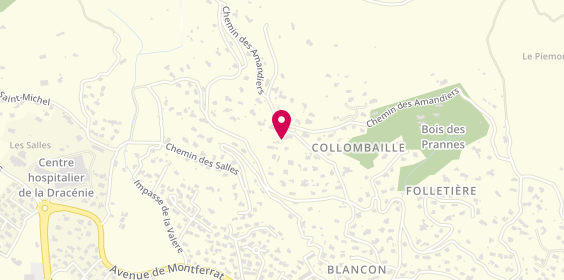 Plan de WILLEMS Thomas, 727 Chemin de Colombaille, 83300 Draguignan