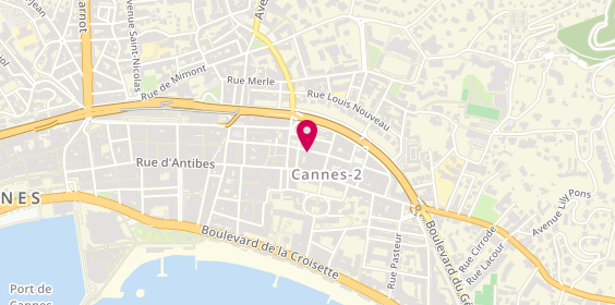 Plan de La Cigale Bistrot, 6 Rue Lecerf, 06400 Cannes