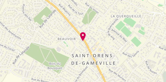 Plan de Recapé, 24 avenue de Gameville, 31650 Saint-Orens-de-Gameville