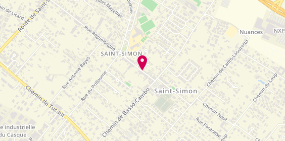 Plan de Boucherie Saint-Simon, 16 Rue Règuelongue, 31100 Toulouse