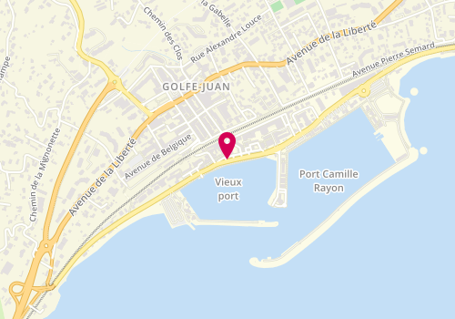 Plan de La Cigale du Golfe, Le
57 avenue des Frères Roustan, 06220 Vallauris