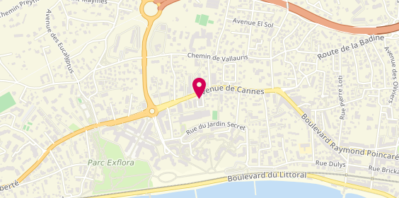 Plan de L.A Boulangerie, 37 avenue de Cannes, 06160 Antibes