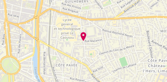 Plan de Ibiscus des Iles, 61 Rue Lucien Cassagne, 31500 Toulouse