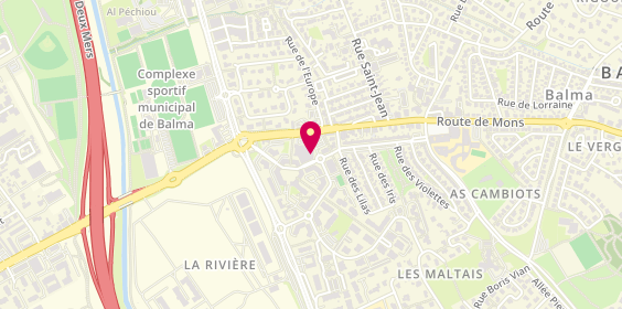 Plan de Pâtisserie Boulangerie MILO par Nicolas Laï, 17 avenue Antoine Parmentier, 31130 Balma