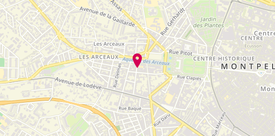 Plan de Chez Huot, 18 Rue Marioge, 34000 Montpellier