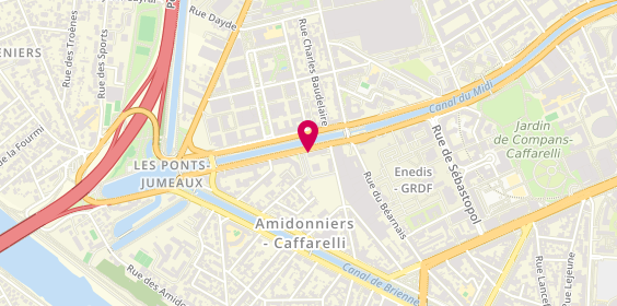 Plan de Francois Menage, 74 Boulevard de la Marquette, 31000 Toulouse