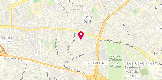 Plan de Cyrille, Résidence Les Tonnelles 2 Rue Tonnelles, 34080 Montpellier