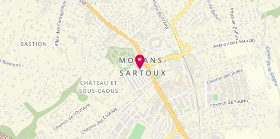 Plan de Mondello Traiteur, 8 Rue Pasteur, 06370 Mouans-Sartoux