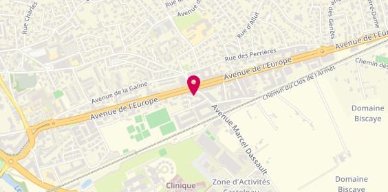 Plan de Midi Saveurs Traiteur, 1044 avenue de l'Europe, 34170 Castelnau-le-Lez