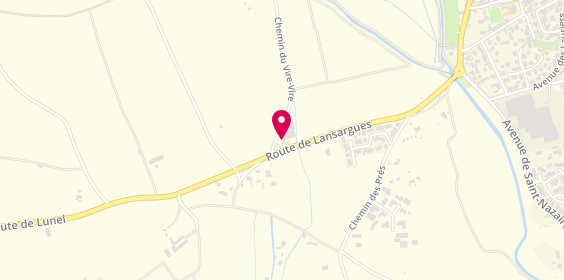 Plan de Le Saint-Just, 635 Route de Lansargues, 34400 Saint-Just